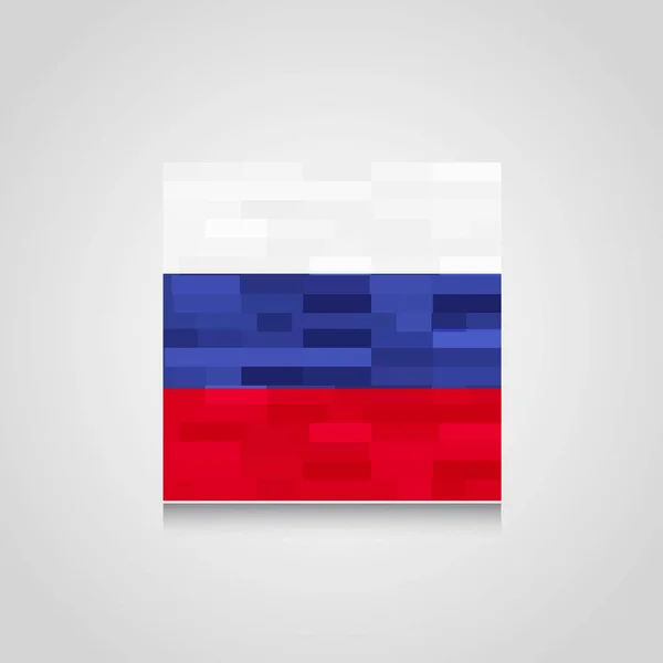 Аннотация Флага России — стоковый вектор