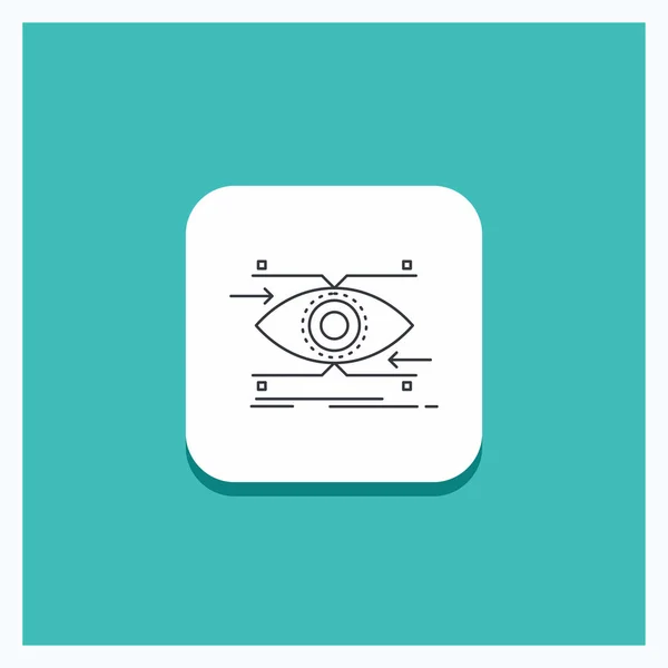 Bouton Rond Pour Attention Les Yeux Mise Point Recherche Vision — Image vectorielle