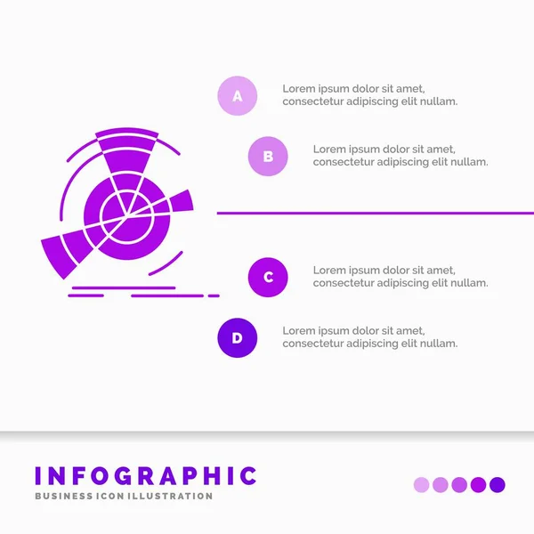 Datos Diagrama Rendimiento Punto Referencia Infografías Plantilla Para Sitio Web — Vector de stock