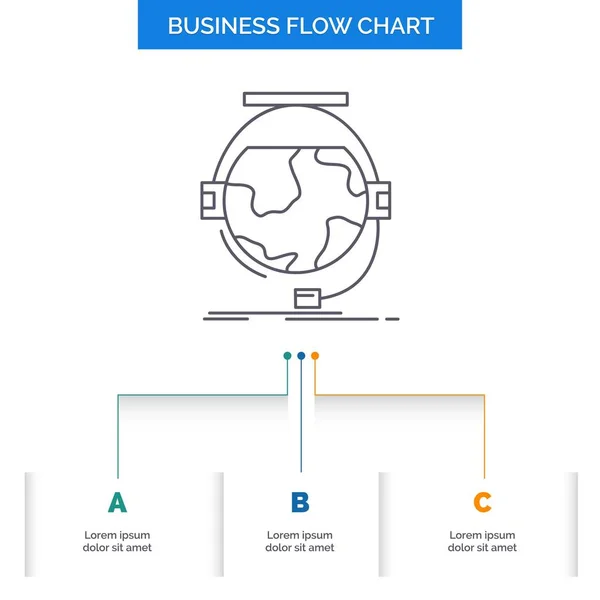 Beratung Bildung Online Learning Unterstützen Business Flow Chart Design Mit — Stockvektor