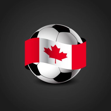 Futbol bayrak tasarlamak vektör