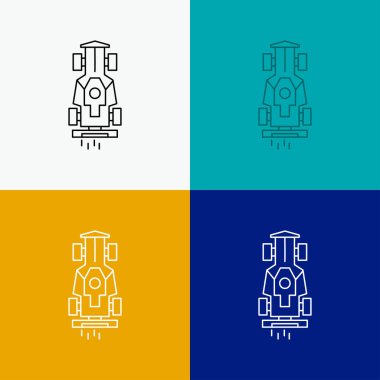 Araba, formül, oyun, Yarış, hız simgesi üzerinde çeşitli arka plan. Çizgi stili tasarım, Web ve uygulama Eps 10 vektör çizim için tasarlanmış