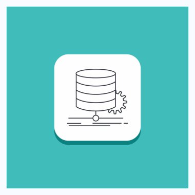 Düğme algoritması, grafik, veri, diyagram, yuvarlak satırı simgesi turkuaz arka plan akışı