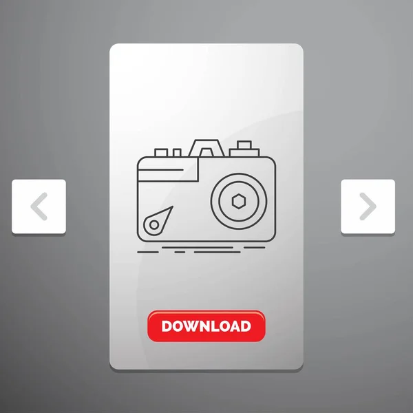 การถ ายภาพ การจ บภาพ ปภาพ ไอคอนแถวร บแสงในการออกแบบเล อนหน Carousal มดาวน — ภาพเวกเตอร์สต็อก