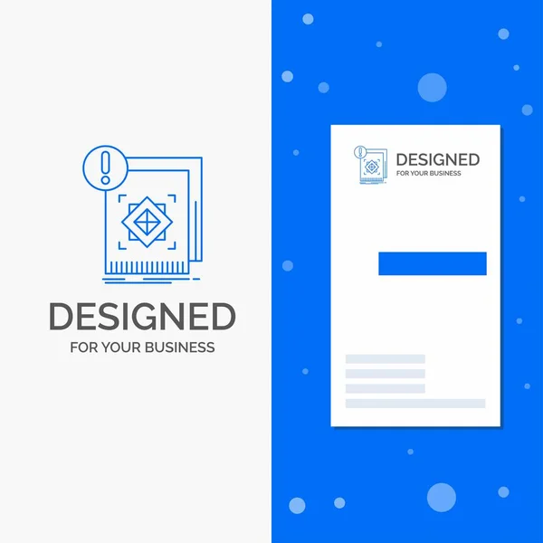 Бизнес Структуре Стандарту Инфраструктуре Информации Оповещению Вертикальный Синий Шаблон Бизнес — стоковый вектор