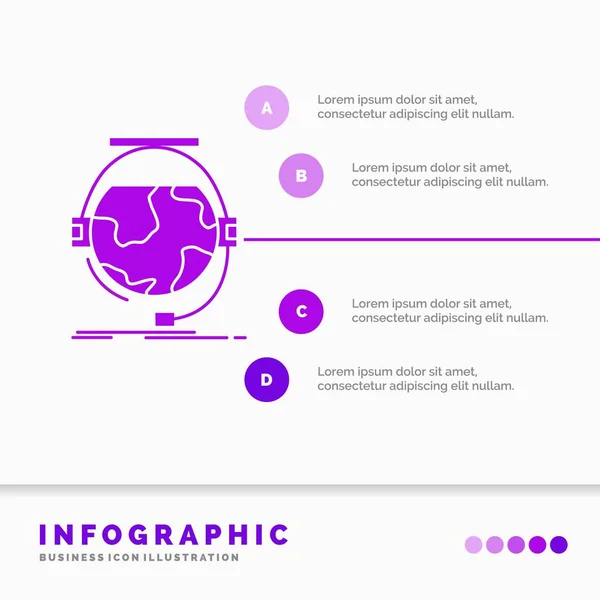 Consulta Educação Line Aprendizagem Suporte Infographics Template Website Presentation Ilustração — Vetor de Stock