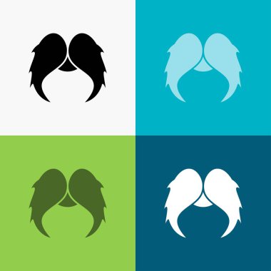 bıyık, yenilikçi, movember, Erkek, Erkek simgesi üzerinde çeşitli arka plan. glif tarzı tasarım, Web ve uygulama Eps 10 vektör çizim için tasarlanmış