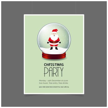 Zarif tasarım ve yaratıcı plan vektör Noel kartı tasarımı