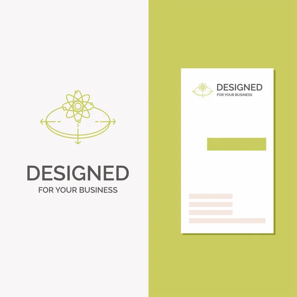 Business Logo Business Concept Idea Innovation Light Vertical Green Business — Stock Vector
