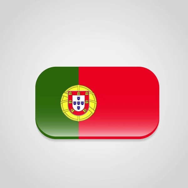 Португальский Вектор Дизайна Флагов — стоковый вектор