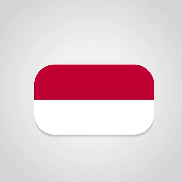 Indonesia Flag Design Vector — Stock Vector