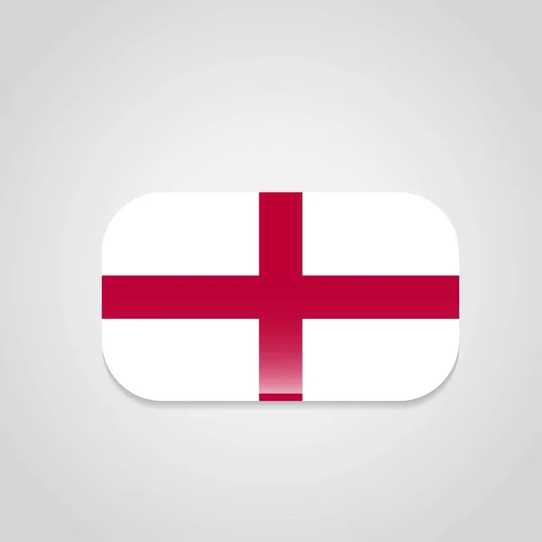 England Vereinigtes Königreich Flagge Design Vektor — Stockvektor