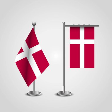 Danimarka ülke bayrağı kutup