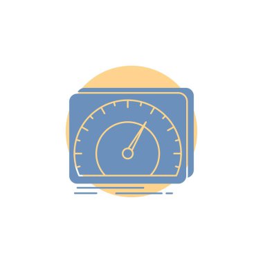 Pano, aygıt, hız, testi, Internet glif simgesi.