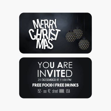 Zarif dekorasyonu ile yılbaşı Banner