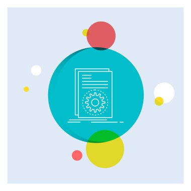 Çalışan, komut dosyası satırı simgesi beyaz renkli daire arka plan kodu, yürütülebilir, dosya