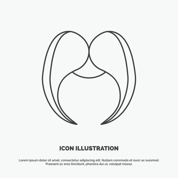 Moustache Hipster Movember Mâle Hommes Icône Symbole Gris Vectoriel Ligne — Image vectorielle