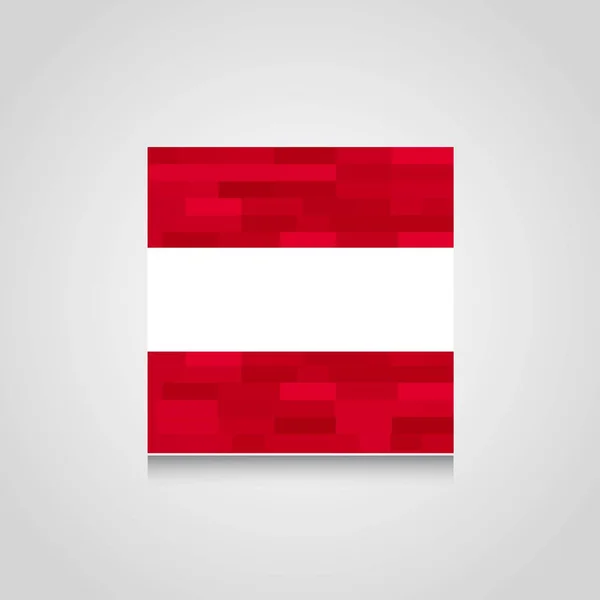 Austria Diseño Bandera Vector — Archivo Imágenes Vectoriales