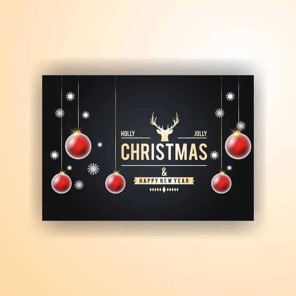 Christmas Banner with Elegant Decoration