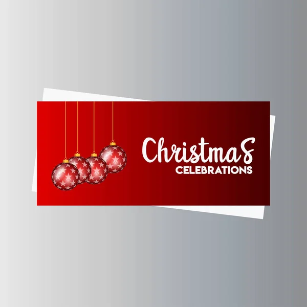 Christmas Banner with Elegant Decoration