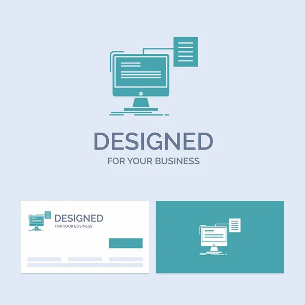 Opslag Afdrukken Document Business Logo Glyph Pictogram Symbool Voor Bedrijf — Stockvector