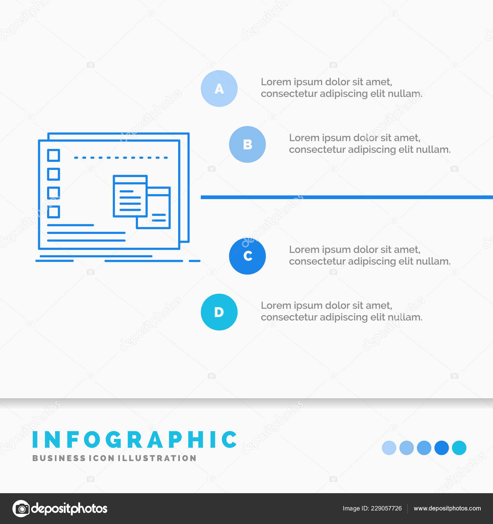 Window Mac Operational Programm Infografik Vorlage Für ...