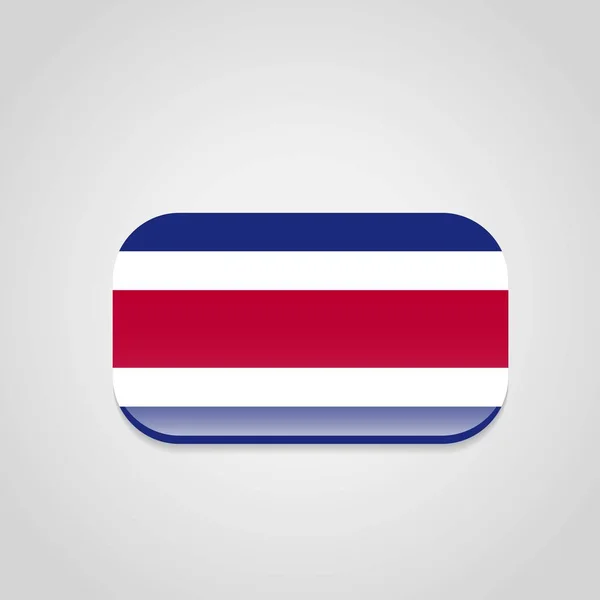 Costa Rica Ikony Designu Vektor — Stockový vektor