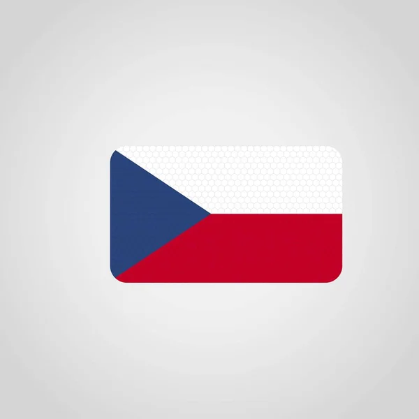 República Checa Bandera Vector — Archivo Imágenes Vectoriales