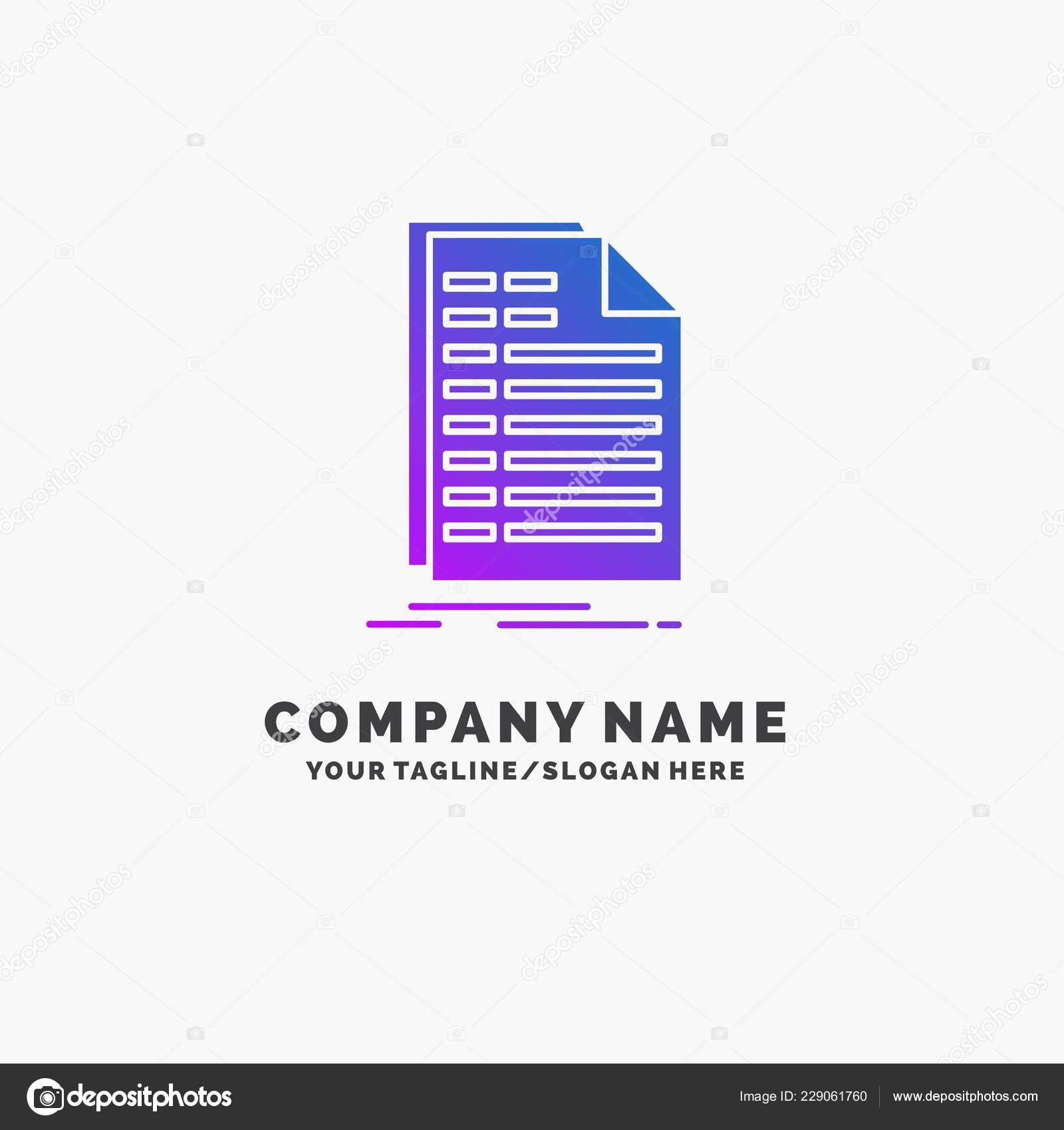 Image vectorielle bill excel file facture statement mod le logo d