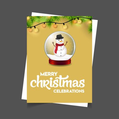 Mutlu Noeller 2019 arka plan. Soyut vektör şablonu