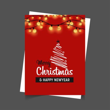 Mutlu Noeller 2019 arka plan. Soyut vektör şablonu