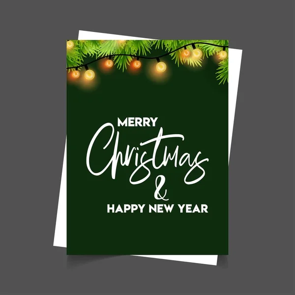 Merry Christmas 2019 Background Abstract Vector Template — Stock Vector