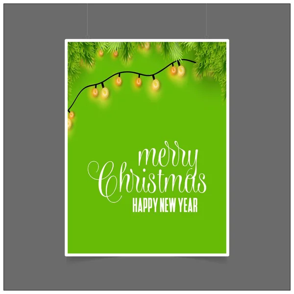 Merry Christmas 2019 Background Abstract Vector Template — Stock Vector