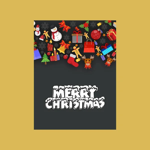 Merry Christmas 2019 Achtergrond Abstract Vector Sjabloon — Stockvector