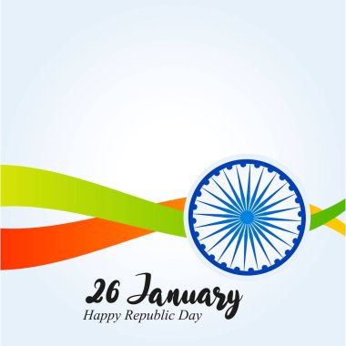 Hindistan Cumhuriyet Bayramı. 26 Ocak Hint arka plan