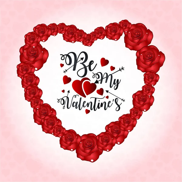 Happy Valentine Day Love Background Vektorillustration — Stockvektor