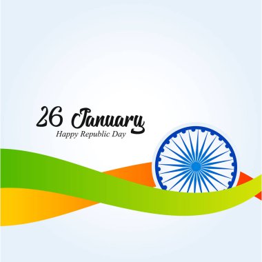 Hindistan Cumhuriyet Bayramı. 26 Ocak Hint arka plan