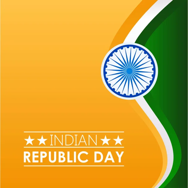 Día República India Enero Antecedentes Indios — Archivo Imágenes Vectoriales
