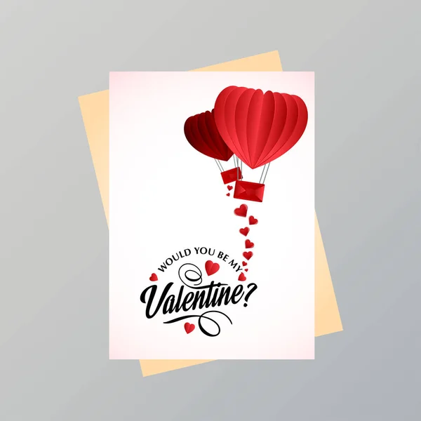 Glücklicher Valentinstag Vektor — Stockvektor