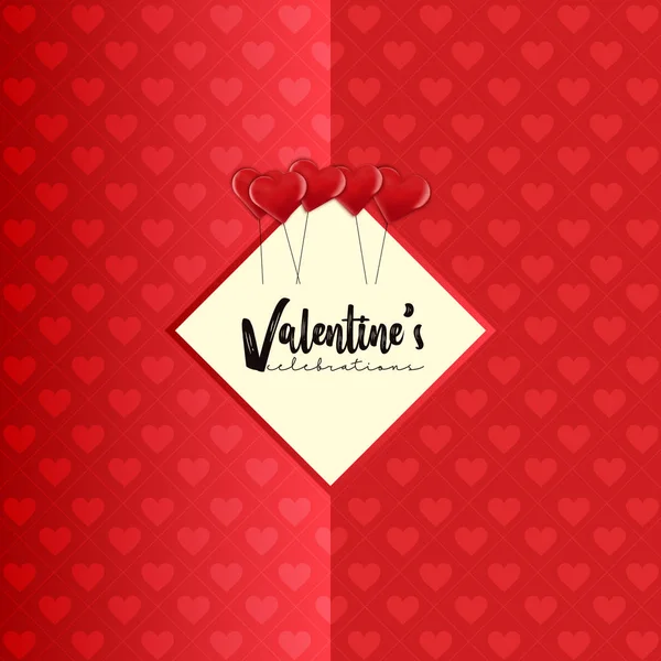 Valentine Abstrakt Hintergrund Vektor Illustration — Stockvektor