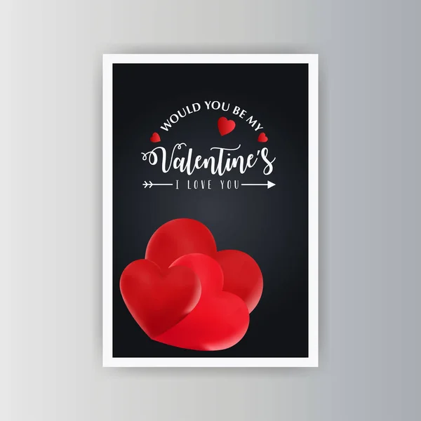 Happy Valentines Day Vector — Stock Vector