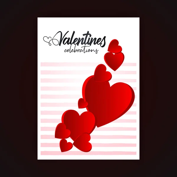 Valentine Abstrakt Hintergrund Vektor Illustration — Stockvektor