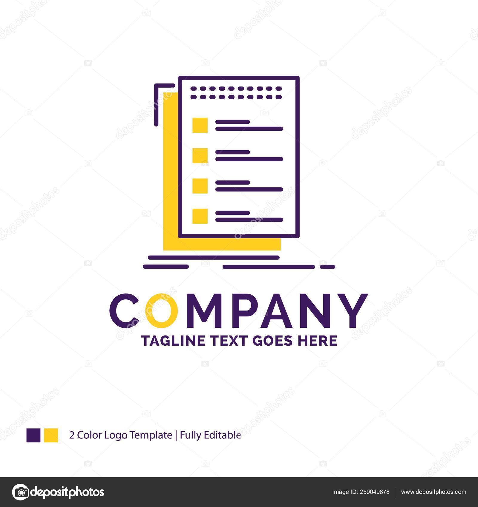 Company Name Logo Design For Check Checklist List Task To Do Vector Image By C Flatart Vector Stock Company Name Logo Design For Check Checklist List Task To Do Vector Image By C Flatart Vector Stock