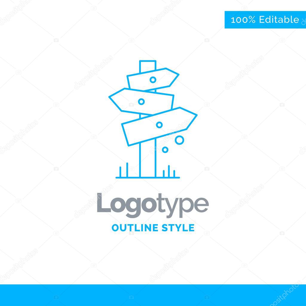 Blue Logo Design For Direction Board Camping Sign Label Business Concept Brand Name Design And Place For line Creative Company Logo Template Blue And Gray Color Logo Design 100 Editable Template Blue Logo Design For Direction Board Camping Sign Label Business Concept Brand Name Design And Place For line Creative Company Logo Template Blue And Gray Color Logo Design 100 Editable Template