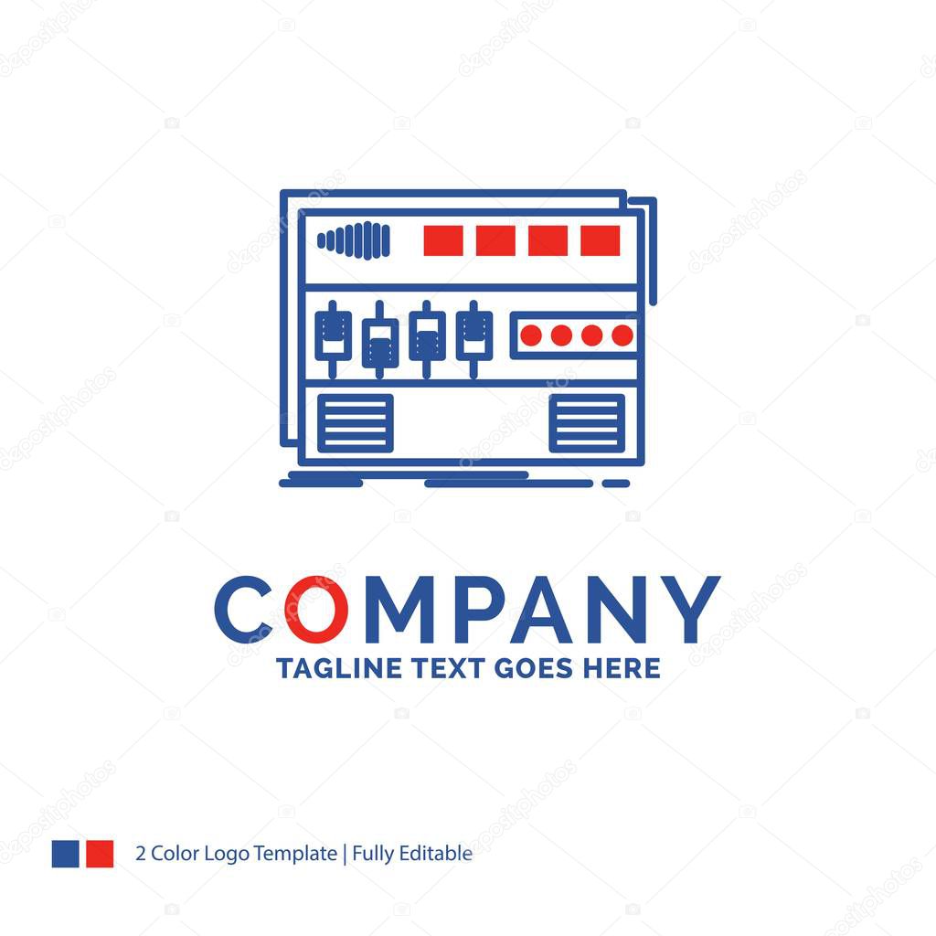 Company Name Logo Design For Audio, mastering, module, rackmount