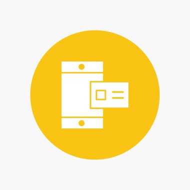 Mobil, çevrimiçi, tebeşir, profil