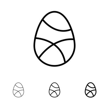 Kutlama, Dekorasyon, Paskalya, Yumurta, Tatil Kalın ve ince blac