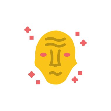 Alien, Galaksi, Bilim, Uzay, Ufo Düz Renk Simgesi. Vektör simgesi