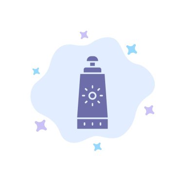 Plaj, Sunblock, güneş gözlüğü mavi simge soyut bulut backgroun