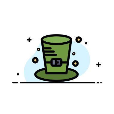 Cap, Dedektif, Şapka, Kanada İş Düz Hat Dolu Simge Vect